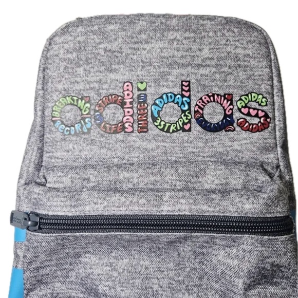 Adidas Kids Insulated Lunch Bag School Cooler New Recycled Material Backpack - Picture 4 of 9